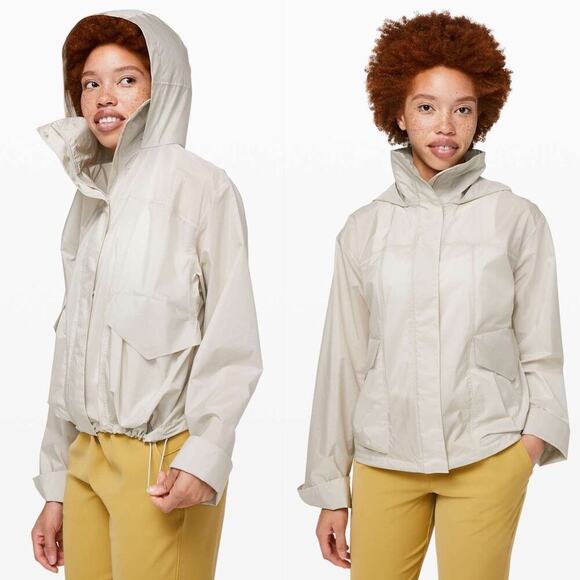 Lululemon Feel the Ease Jacket Silverstone Gray Light Size 4 - Picture 1 of 9